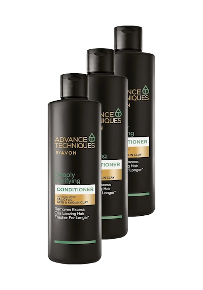 Avon Depply Purifying Yağlı Saçlar İçin Arındırıcı Saç Kremi 3 x 250 ML