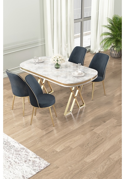 Canisa Lai Serisi 90x168 Rampla Gri Masa Ve 4 Antrasit Sandalye Gold Kaplama Ayak Rampla Gri Masa Antrasit Sandalye Ayaklar Gold Canisa Lai Serisi 90x168 Rampla Gri Masa Ve 4 Antrasit Sandalye Gold Kaplama Ayak Rampla Gri Masa Antrasit Sandalye Ayaklar Gold