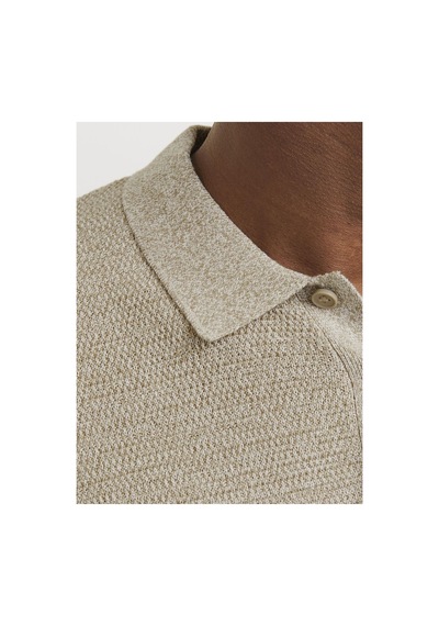 Jack & Jones Jack Jones Jjegeorge Knıt Polo Ss Sn Erkek Antrasit Tshirt 12268281-16 Gri