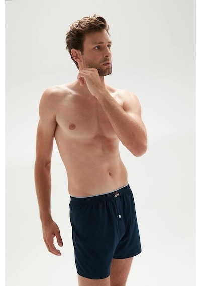 Erdem Erkek Penye Düz Renk Boxer 1400 - 3 Adet 001