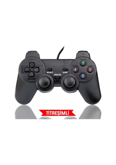 Titreşimli Analoglu Usb Bilgisayar Pc Oyun Kolu Gamepad