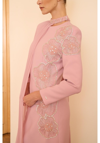 Senna Rosalın Dress Ekinezya Açık Fuşya