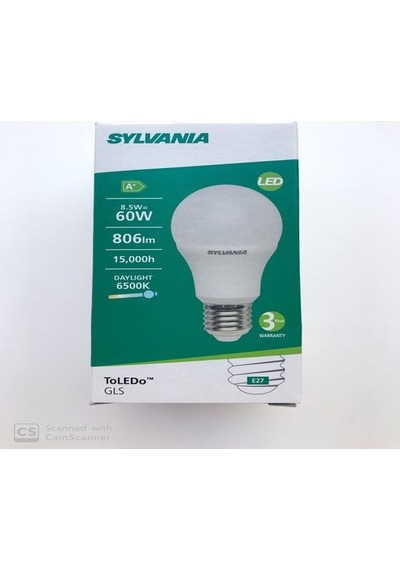 SYLVANIA 8,5W LED AMPUL E27 6500K BEYAZ 6 ADET