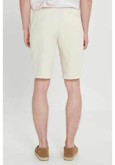 AC&Co / Altınyıldız Classics Erkek Bej Comfort Fit Rahat Kesim Petek Desenli Yan Cep Pamuklu  Şort Bej