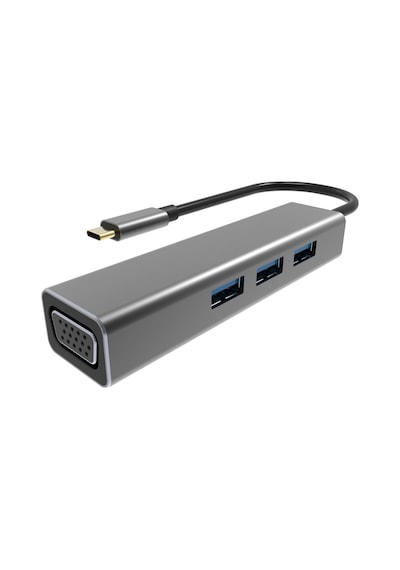 Vcom Dh319 Type-C To Usb 3.0-3 Vga  Çevirici