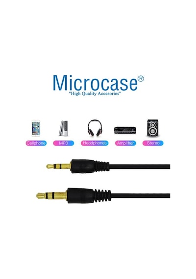 2.5 Mm To 3.5 Mm Aux, Kulaklık Bağlantı Kablosu 1.5 Metre Al2307