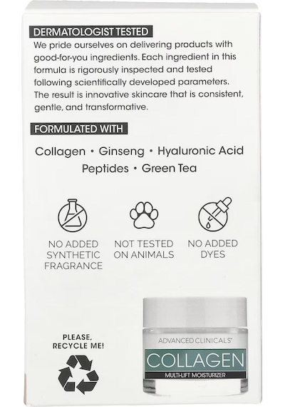 Advanced Clinicals Collagen Yüz Kremi 59ml