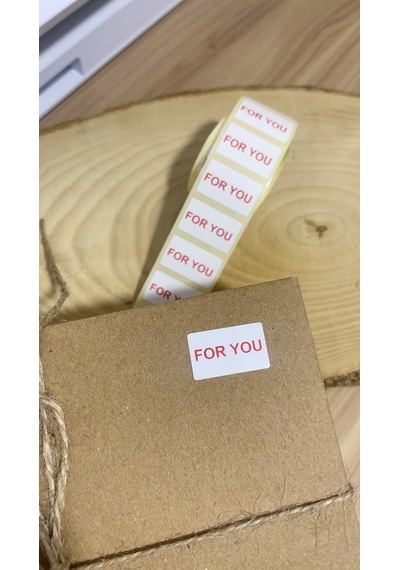 For You Yapışkanlı Etiket 20x15mm 200 Adet