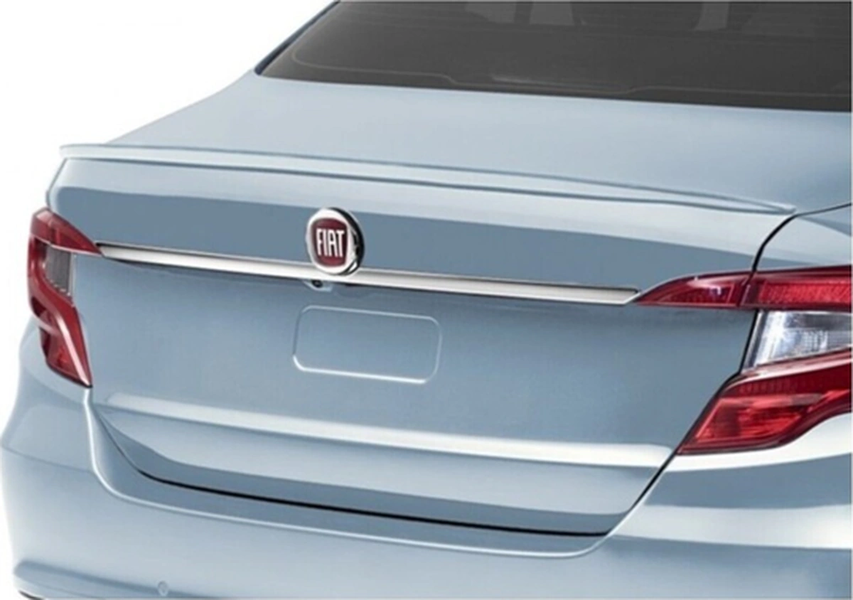 Ueskrom Fiat Egea Krom Bagaj Çıtası Plakalık Üstü 2014-2025 Uyumlu