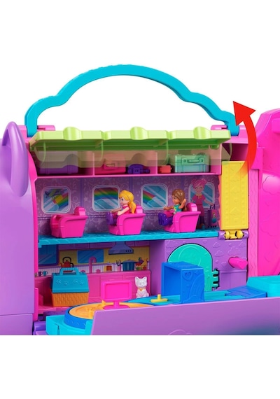 Hwp19 Polly Pocket Adventures İn Rio Uçak Oyun Seti