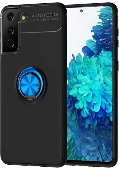 Galaxy S21 Plus Kılıf Zore Ravel Yüzüklü Silikon Kılıf