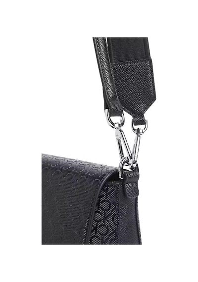 Calvin Klein Ck Must Aop Dbl Straps Conv Shou-8269 Siyah