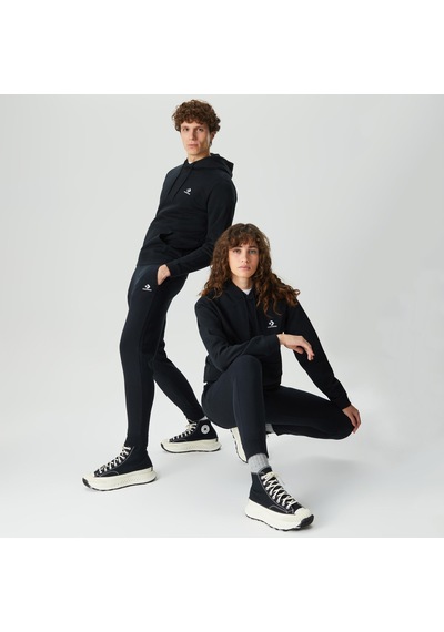 Converse Go-to Embroidered Star Chevron Unisex Siyah Eşofman Altı