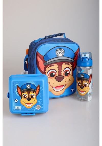 Dekomus İle Yeni Sezon Lisanslı Paw Patrol Okulda Macera Koleksiyonu Termoslu Beslenme Çantası Seti Açık Gri