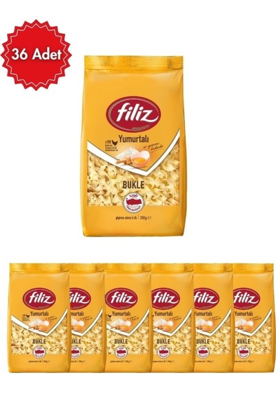 Filiz Yumurtalı Bukle Makarna X 36 Adet Geleneksel Tat &amp Pratik Pişirme Doyurucu Seçim