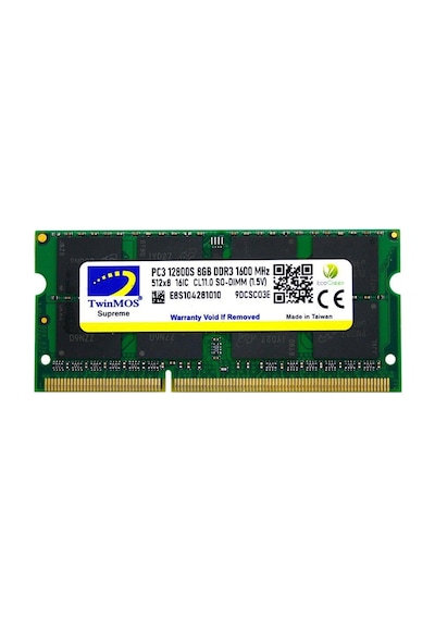 Twınmos 8gb 1600mhz Ddr3 1.5v Mdd38gb1600n Notebook Ram-191034