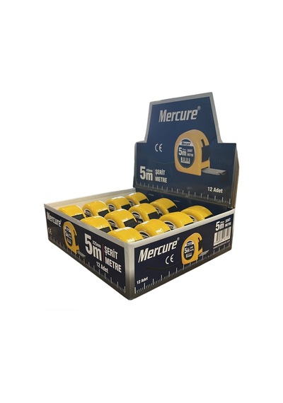 MERCURE 5X25mm ŞERİT METRE 12 ADET