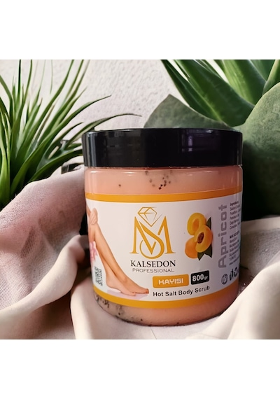 Ms Kalsedon Professoinal Kayısı Aromalı Vücut Peeling 800 G