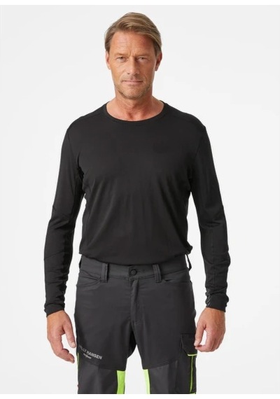 Helly Hansen Workwear Lıfa Bisiklet Yaka Sweatshirt -75117 M-991 991 Black