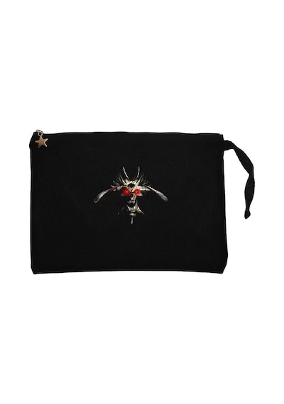 Diablo Hellfire DiabloII Siyah Clutch Cüzdan / El Çantası Siyah