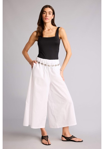 Defacto Wıde Leg Normal Bel Poplin Pantolon H4205AX26SM