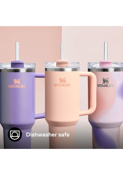 Quencher H2.0 Flowstate Pipetli Termos Bardak 1.18 Litre - Pastel Turuncu Orange Cream Paslanmaz Çelik Çok Renkli