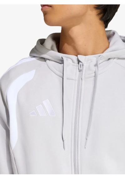 Adidas Kf3319 Tiro26 League Sweat Full Zip Hoodie Erkek Sweatshirt Gri