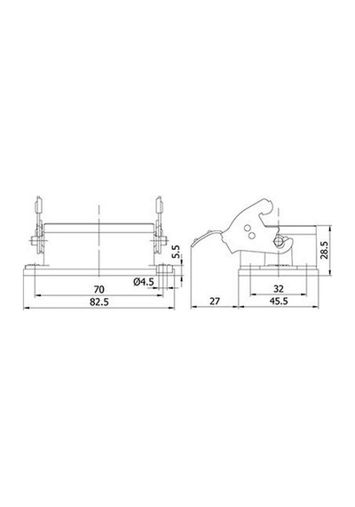 Mete Enerji 6x16a. Çoklu Makine Prizi Metal Mandalı 403090s