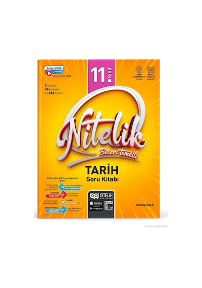 Nitelik 11. Sınıf Tarih Beceri Temelli 3 Fasikül 3069
