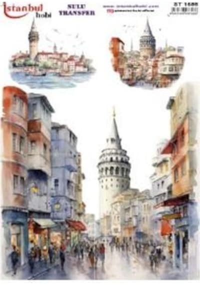Sulu Transfer Kağıdı 25x35cm St-1586