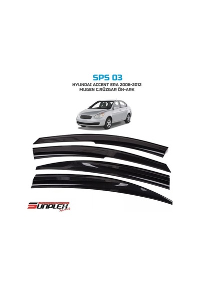 Cam Rüzgarlığı Sunplex Hyundai Accent Era 2006-2012 4lü