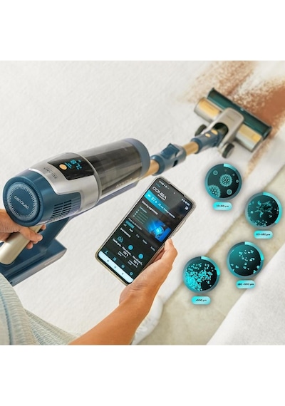 Cecotec Conga Rockstar RZ90 AI Aquapet Flex Connected Kablosuz Dikey Süpürge