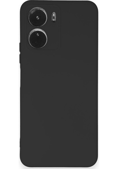 Vivo Y16 Uyumlu Kılıf Nano İçi Kadife Silikon - Siyah