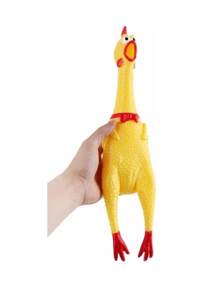 Sesli Horoz Eğlenceli Köpek Ve Kediler İçin Sesli Öten Horoz Oyuncak 28 Cm