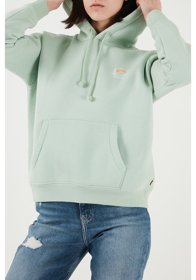 Levi's Bayan Sweat 001u6-0001 Fıstık Yeşil Fıstık Yeşil
