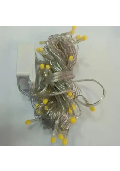 Hubrendy Emin 10m 100 Led Damla Uçlu Gün Işığı Şeffaf Kablo
