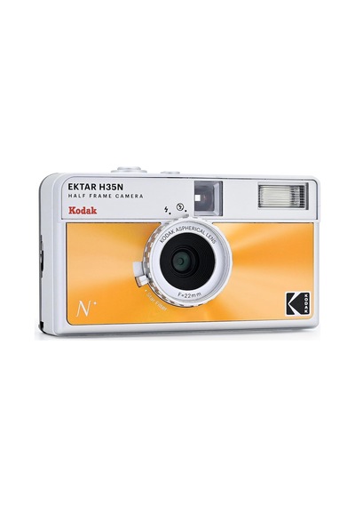 Kodak Ektar H35n 35mm Filmli Analog Fotoğraf Makinesi- Sırlı Turuncu+ultramax 24 Poz Film