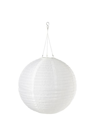 Ikea Solvınden Led'li Güneş Enerjili Aydınlatma, Beyaz, 45 Cm, Güneş Enerjili