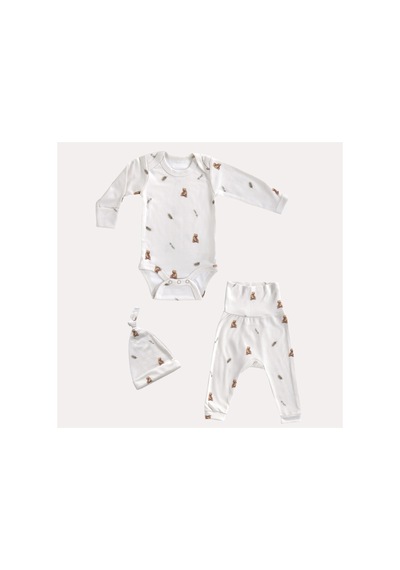 Mama Padre Asopardo Yenidoğan Mini Set - 3 Parça Renkli - 861046979 Renkli