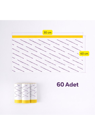 Petpivot Otomatik Kedi Tuvaleti Yedek Poşeti 3’lü Paket 60 Adet