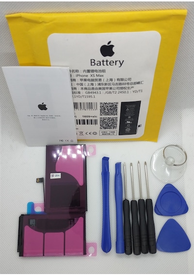 Apple Uyumlu iPhone Xs Max Batarya Pil Tamir Setidir