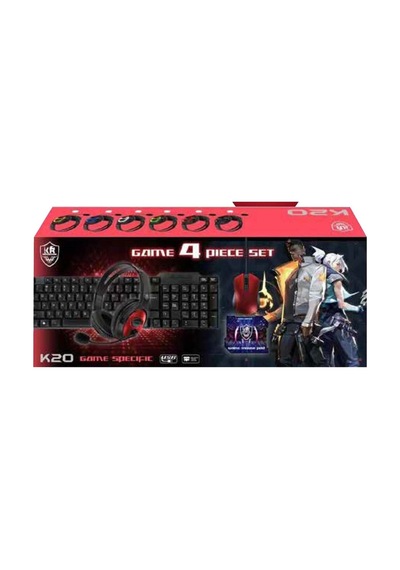 Oyuncu Seti Klavye+mouse Mouse Pad+kulaklık K20 Diğer