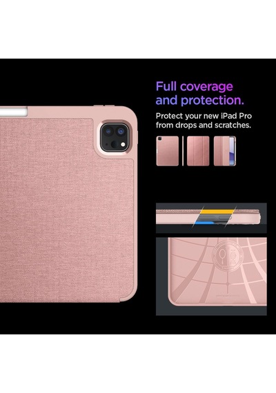 İpad Pro 11" 2025/2024 İle Uyumlu Kılıf Urban Fit Rose Gold - Acs07021