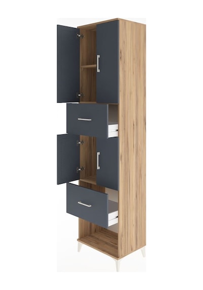 Hyperion Dolap 3 Raflı 2 Çekmeceli 4 Kapaklı 60x44x243 Çam-an... Çam Hyperion Dolap 3 Raflı 2 Çekmeceli 4 Kapaklı 60x44x243 Çam-an... Çam