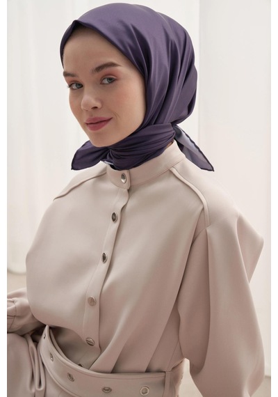 Carell Twill Eşarp Mor Çok Renkli