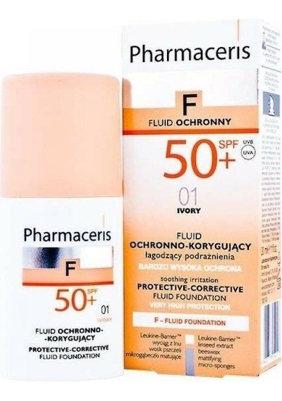 Pharmaceris Fluid Foundation Spf50 Ivory 01 30 ML