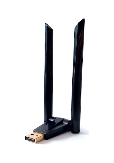 Trıo W136 300 Mbps Kablosuz Wifi Adaptör, Çift Antenli Wifi Adaptör, Wifi Dongle Win10/11 Tak Çalıştır