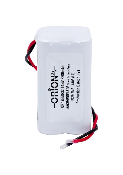 14.4V 18650 Li-On 3200 Mah Robot Süpürge Bataryası 2'Li Kablo So