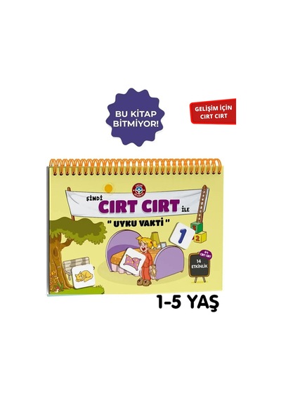 Şimdi Cırt Cırt İle Uyku Vakti Kitabı