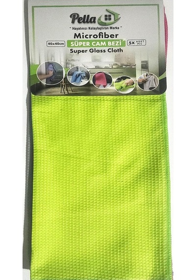 İnd.kap.pella 5li 40x30cm Mikrofiber Temizlik Bezi Belirtilmemiş